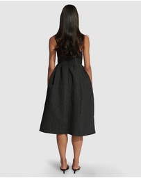 Decjuba - Jacki Jacquard Midi Dress