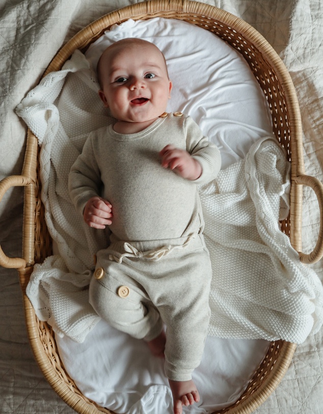 WITH LOVE FOR KIDS - Basics Thick Ribbed Pant - Babies - Kids