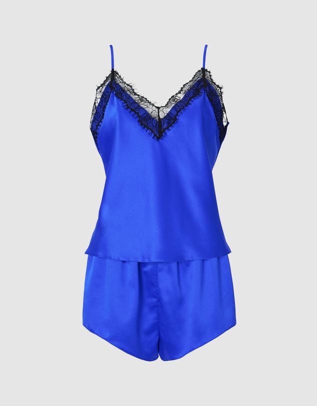 Ann Summers - Cerise Satin & Lace Chemise