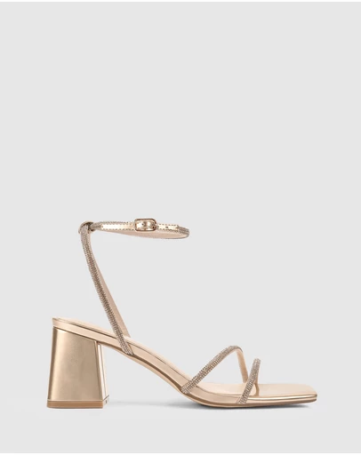 Verali - Strawberry Block Heel Sandals