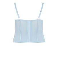 City Chic - Plus Size Tabrett Corset - sky blue