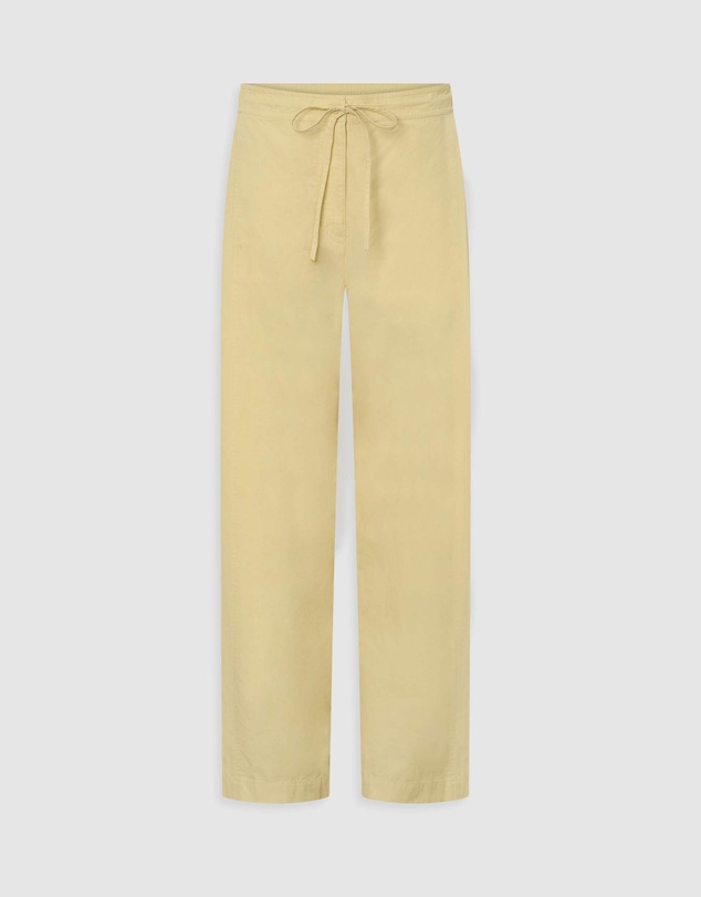 Oroton - Barrel Leg Cotton Pants