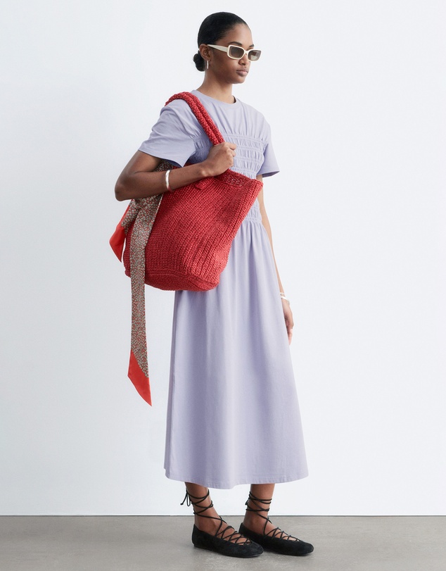 & Other Stories - Smocked Midi Dress