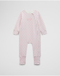 Country Road - Organically Grown Cotton Blend Logo Zip Jumpsuit