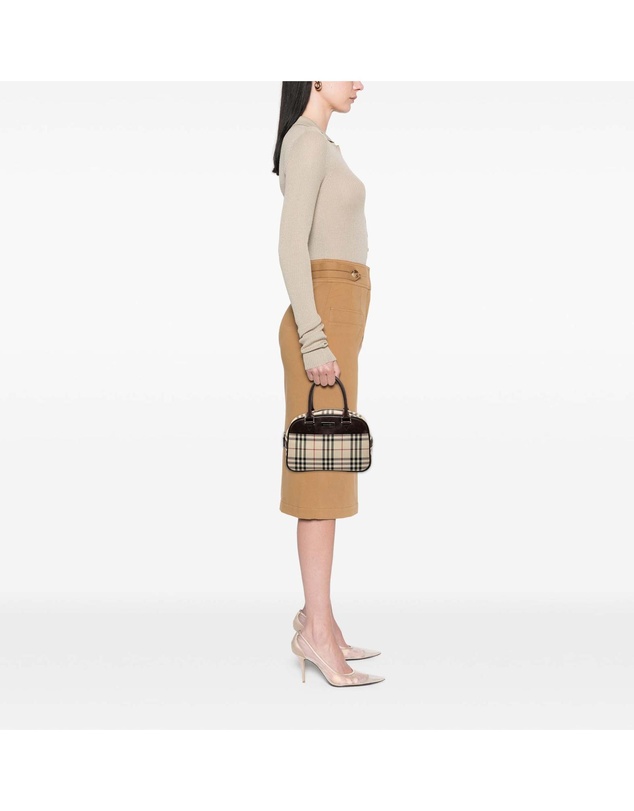 Pre-Loved by Azura Reborn - Pre-Loved House Check Canvas Handbag