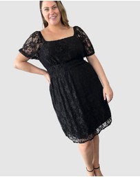 Love Your Wardrobe - Bella Stretch Lace Dress