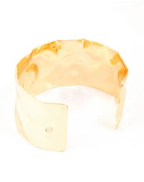 Lovisa - Gold Plated Hammered Wide Wrist Cuff