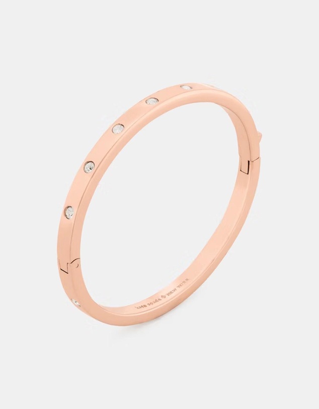 Kate Spade - Metal Stone Hinged Bangle