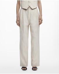 Desigual - Patterned suit trousers