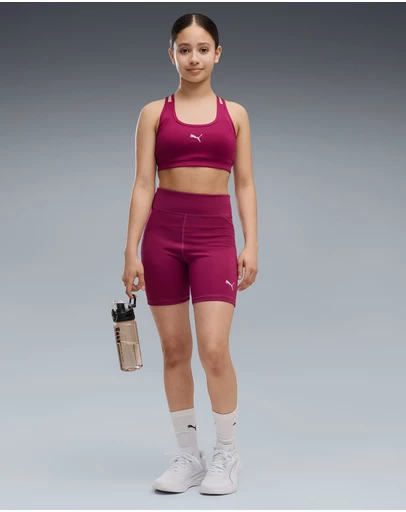 Puma - Train All Day Essentials High-Waist Short Tights - Girls