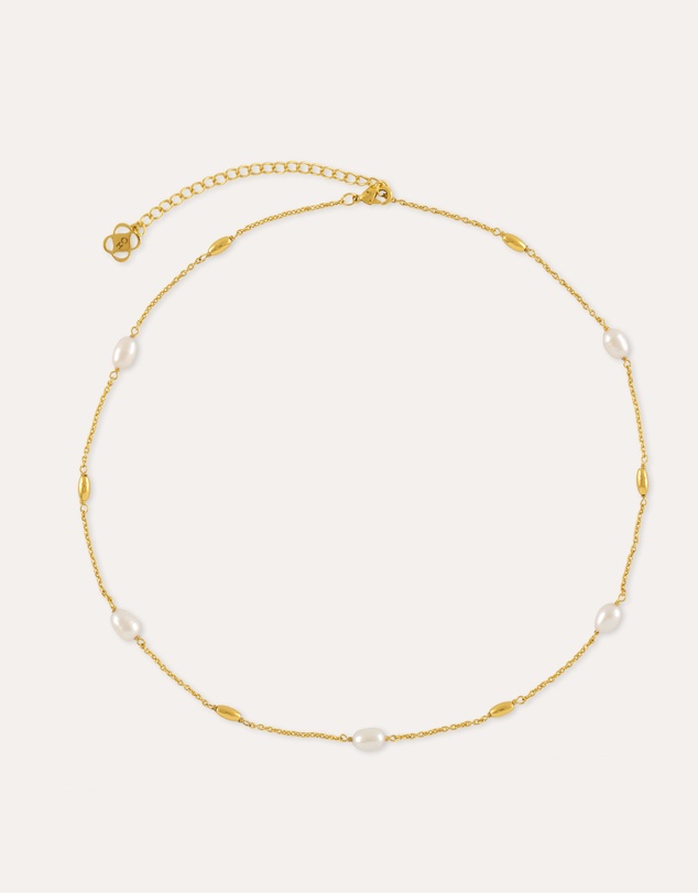 Ottoman Hands - Lyra Pearl Beaded Necklace