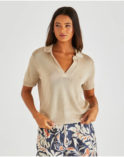 Sass - Abbie Knit Polo