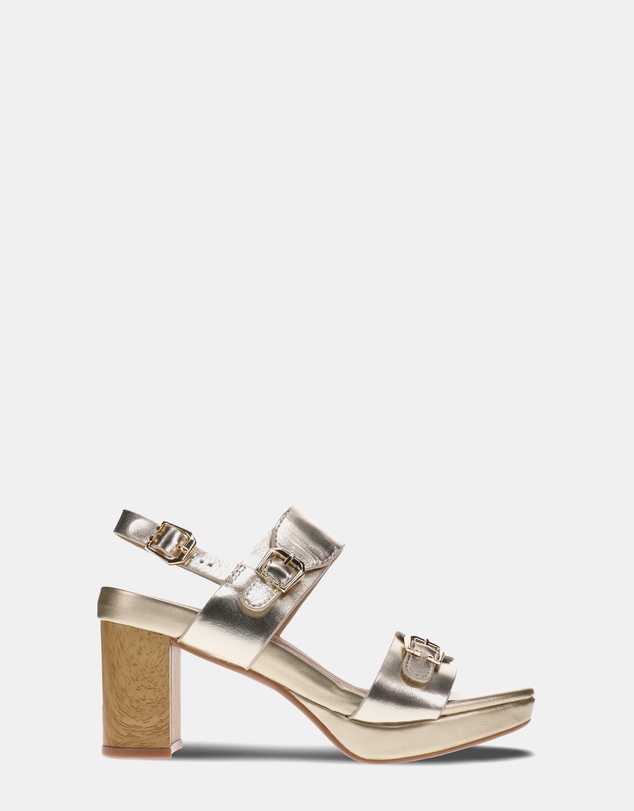Mia Vita - Tara Heeled Sandal - Soft Gold