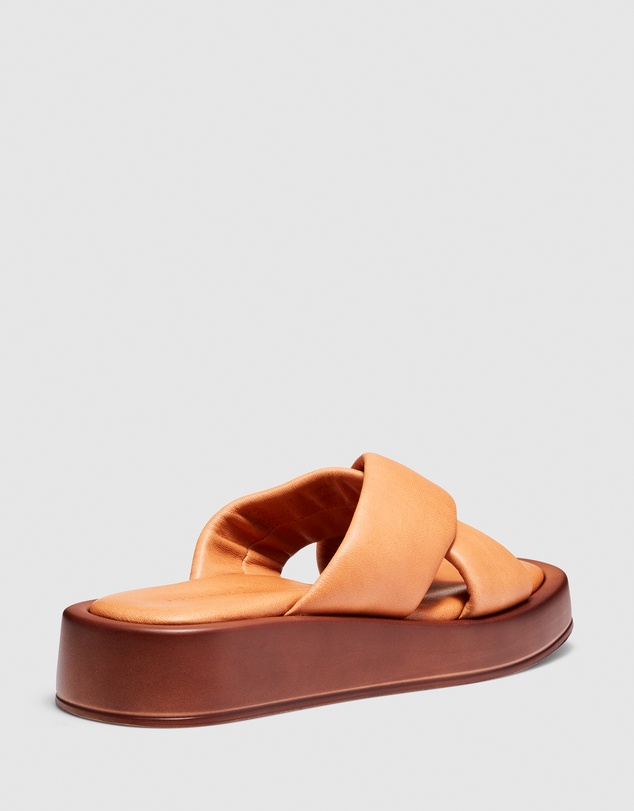 Just Because - Santina Leather Flatform Sandals