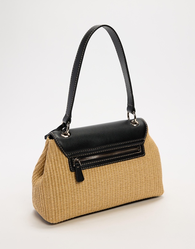 GUESS - Maggie Straw Flap Shoulder Bag