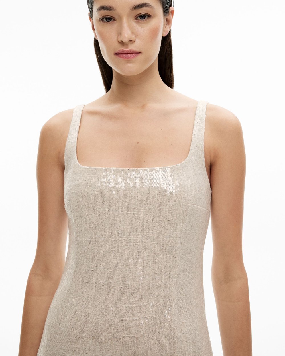 witchery sequin mini dress Sequin Linen Dress by Witchery Online | THE ICONIC