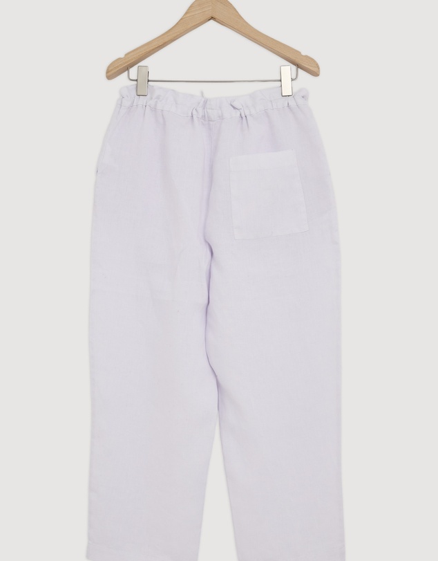 Revibe - Repaired Assembly Label Linen Pant