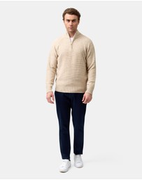 Brooksfield - Half Zipped Knit