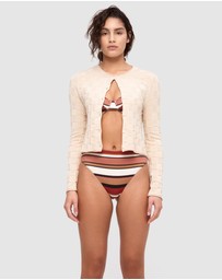 Zulu & Zephyr - Basketweave Knit Cardigan
