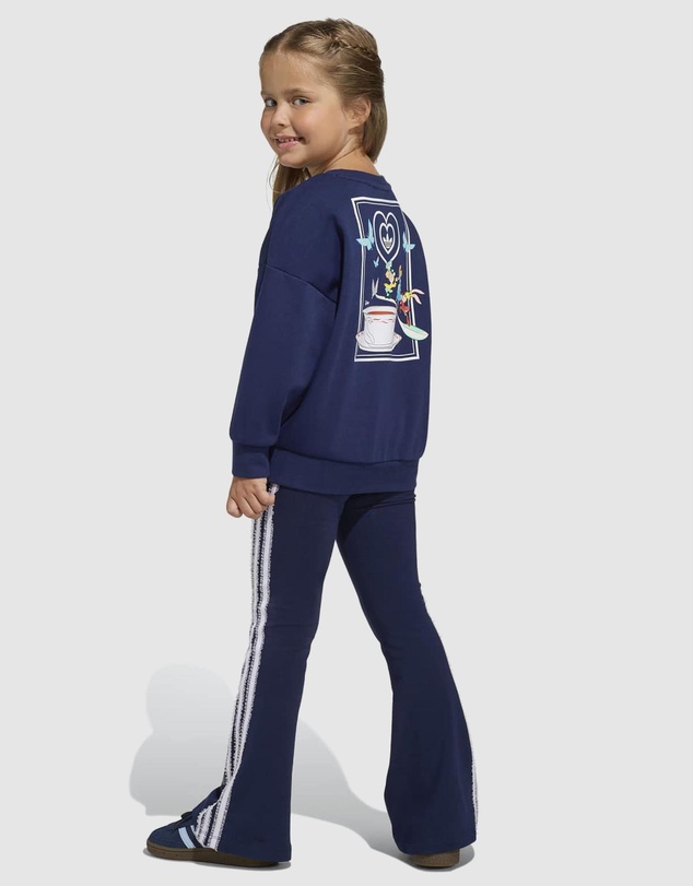 adidas Originals - adidas x Disney Crew Flared Leggings Set