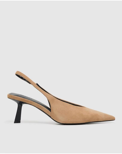 Oxford - Roma Suede Sling Back Heel