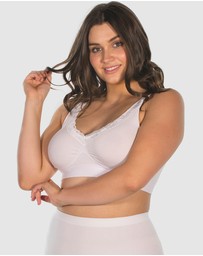 B Free Intimate Apparel - Cotton Pull On Sleep Bra (B-C-D-DD-E-F) Cup