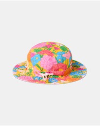 Kip&Co - Follow The Sun Yellow Beach Hat - Babies-Teens
