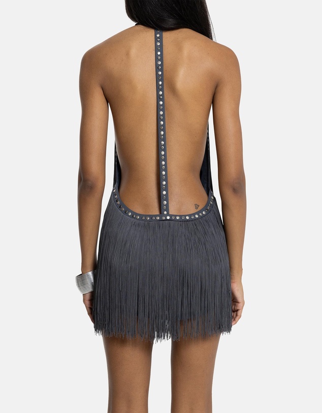 Jaded London - Backless Fringe Mini Dress