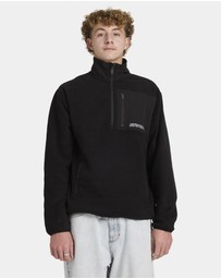 RVCA - Mens Go Mock Neck Fleece Jumper