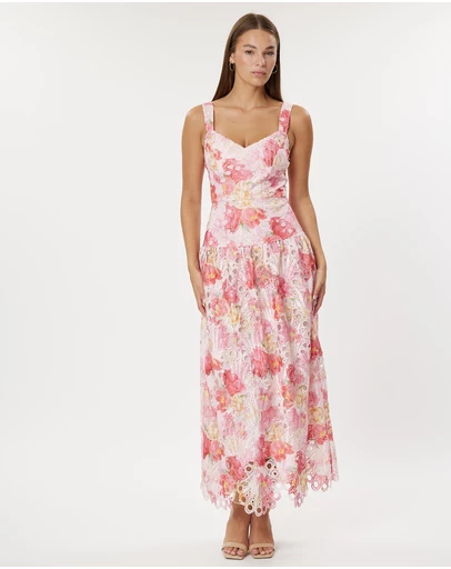 Romance by Honey and Beau - Eve Flare Midi Dress