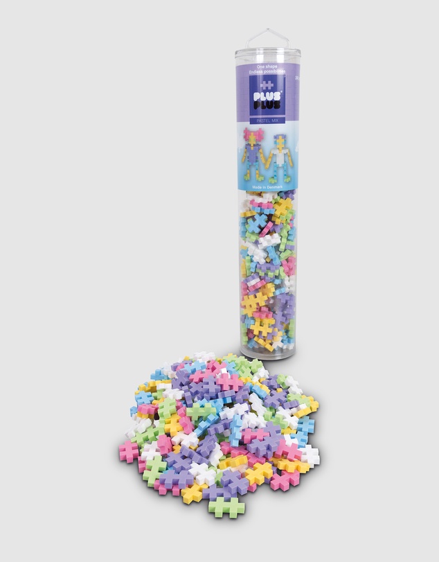 Plus Plus - Plus-Plus - Pastel mix - 240 pcs Tube