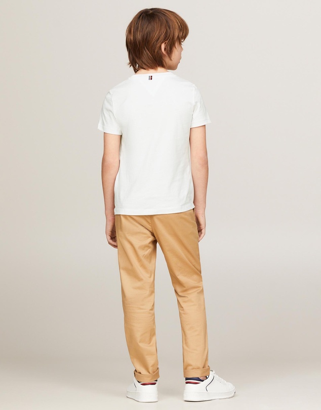 Tommy Hilfiger - Basic Crew Neck Short Sleeve Knit Tee - Kids