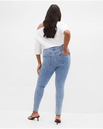 City Chic - Asha Fit Ultra Skinny Leg Short Jean