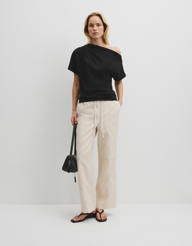 Country Road - Australian Cotton One Shoulder T-shirt