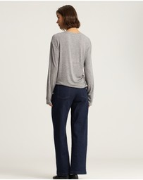 IDA+S - Mira Denim Straight-Leg Pants