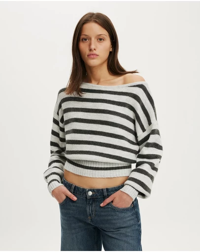 Cotton On - Softest Luxe Off Shoulder Knit