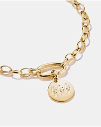 THOMAS SABO - THOMAS SABO Connect Charm angel number 444 with stones Gold