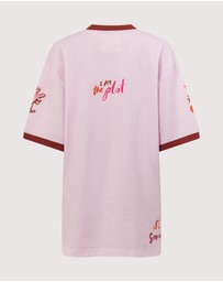SMWR. by The Somewhere Co - Leo Astrology Oversized Tee