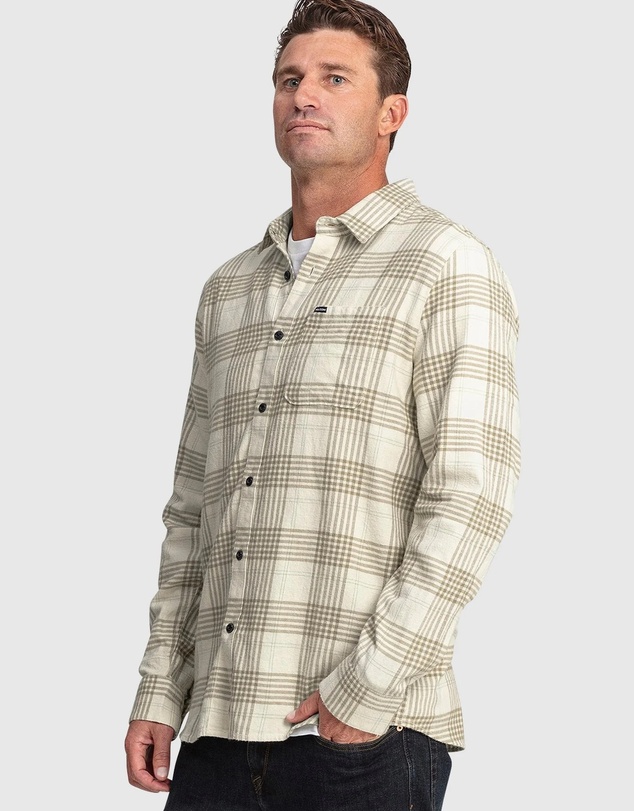 Volcom - Mens Caden Plaid Long Sleeve Shirt