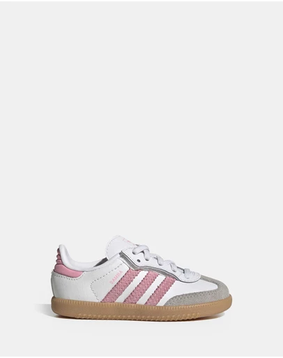 adidas Originals - Samba OG Comfort Closure Elastic Lace Shoes - Babies