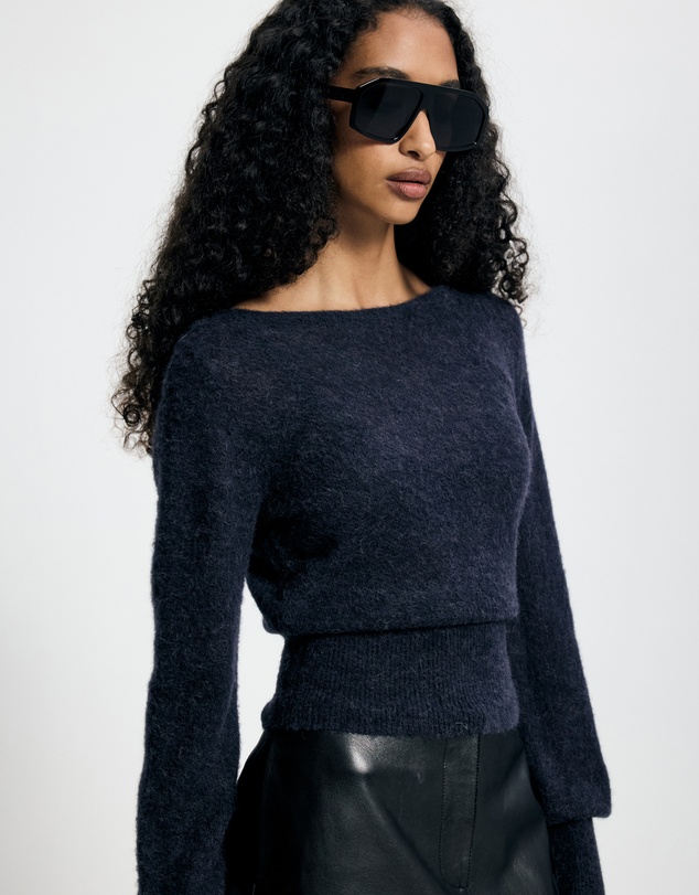 Lover - Vespera Alpaca Blend Sheer Jumper
