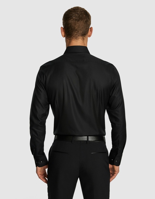 yd. - Monaco Pure Cotton Textured Dress Shirt