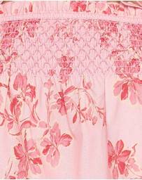 Petal & Pup - Cosima Baby Doll Top - Rose Pink Floral