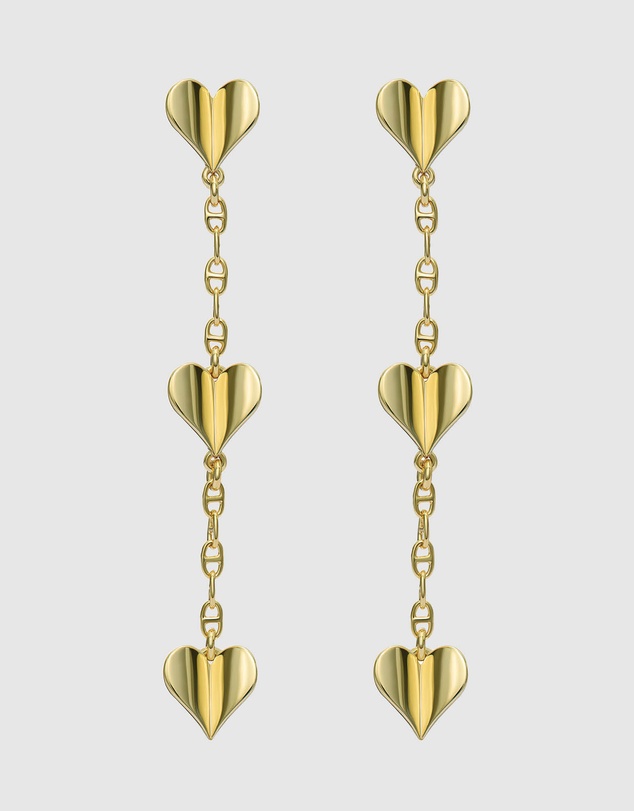 Ted Baker - HELIN: Flutter Heart Drop Earrings