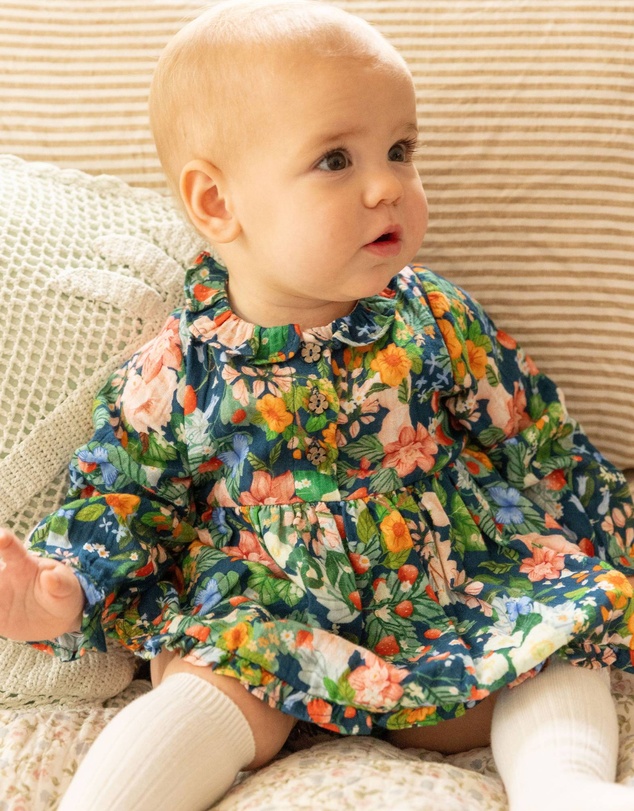 Alex & Ant - Ivy Baby Dress - Strawberry Navy