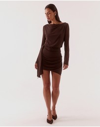 SOVERE - Myriad Drape Mini Dress