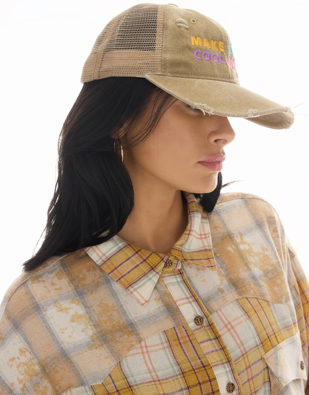 THE TALES - Make Earth Cool Again Destroyed Trucker Cap