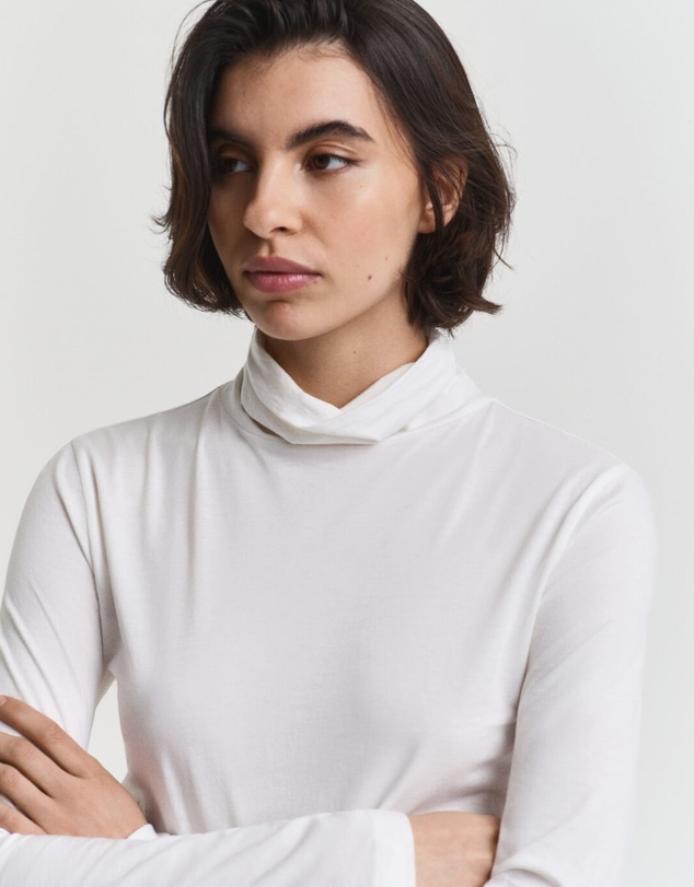 Gant - Lightweight Cotton Turtleneck Top