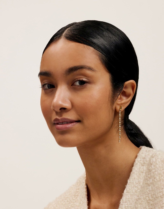 Ted Baker - Isalie Crystal Baguette Slinky Drop Earrings