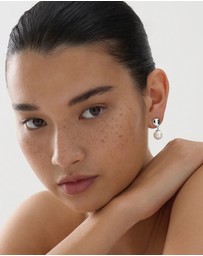 Najo - Islander Silver Pearl Earring